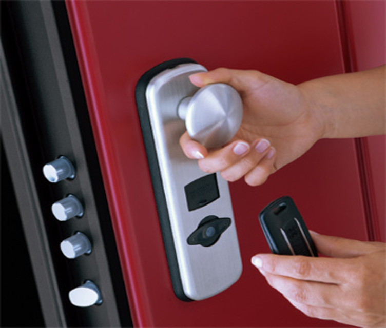 serrure électronique de porte avant en métal